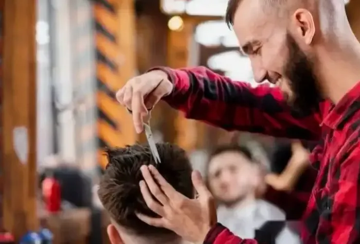 Strzyżenie fade — Barbershop Polska — efekt 1